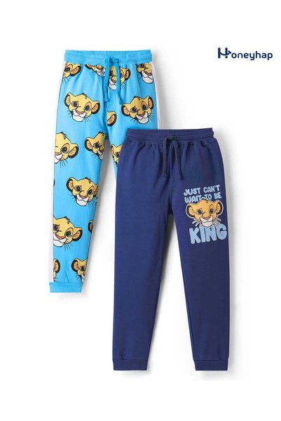 Honeyhap Terry Knit Full Length Lounge Pants with Lion King Graphics (Pack of...