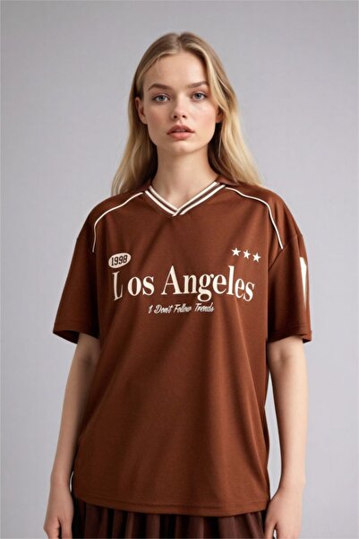 DeFacto Γυναικείο T-shirt G5905AX/BN319 ΚΑΦΕ