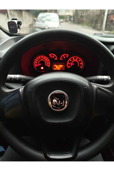 Tuningpazar Fiat Doblo & Fiorino Yeni Kasa - Ram(DOCH)- Logo 3'lü Set (ÖN-ARKA-DİREKSİYON)