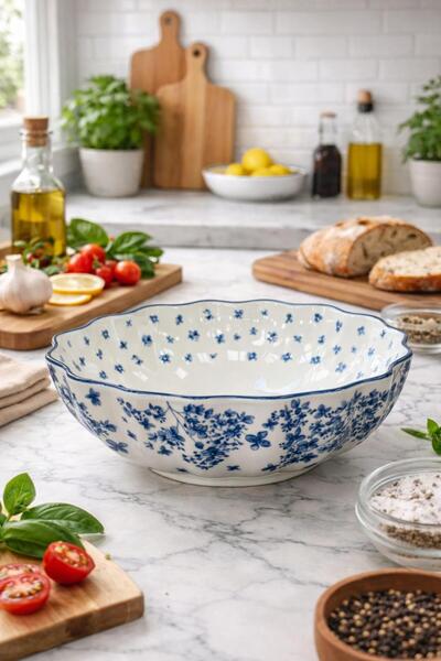ACAR Vintage Garden Kasa-21 cm Tkebt Blue