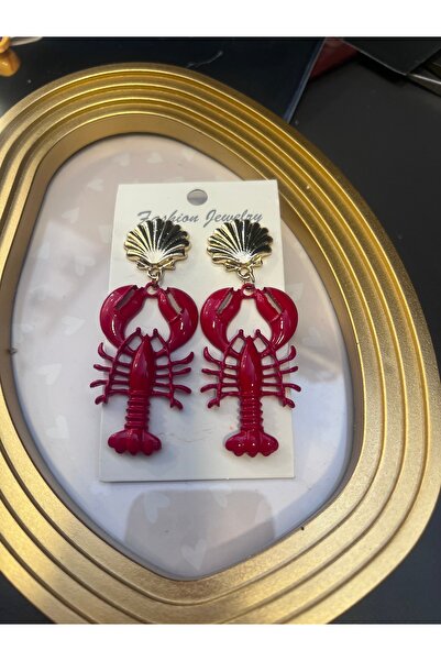 gozdeasutayaccessory Red Lobster Earrings