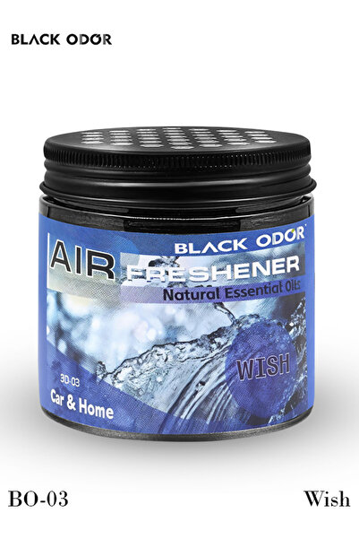 Black Odor معطر هواء للسيارة على شكل جل بزيوت عطرية طبيعية طويلة الأمد لإزالة...