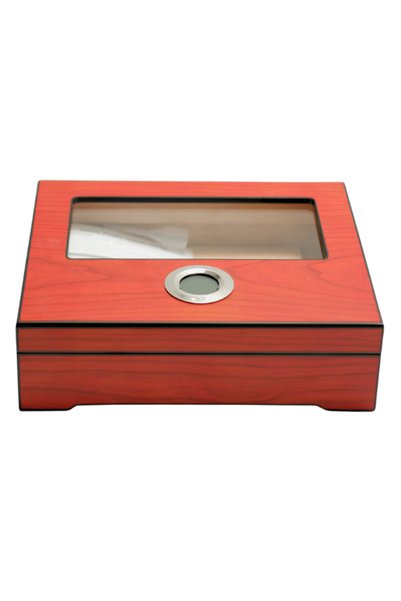 PremiumQuality Cusco Kırmızı Sedir Humidor Puro Kutusu - TR9635