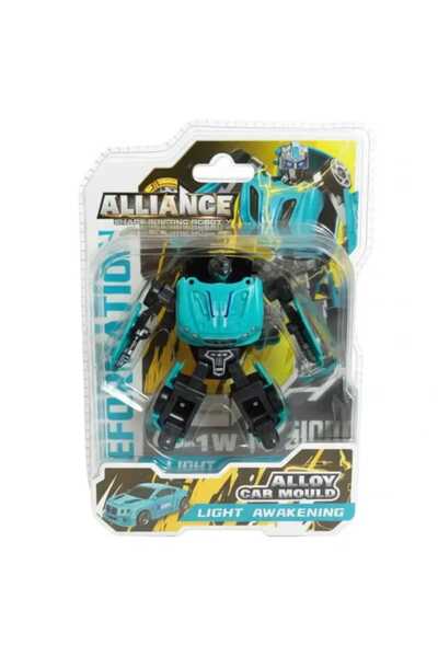 Store Metal Arabaya Dönüşen Robot Oyuncak Dönüşebilen Araba Robot Figür Dayan...