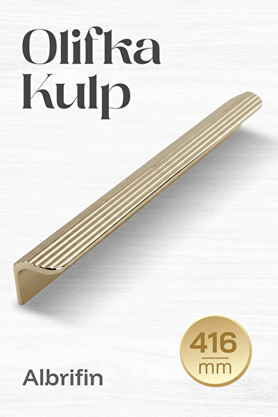 Badem10 Olifka Ριγέ λαβή συρταριού Albrifin 416 mm Μοντέρνα πολυτελή έπιπλα ν...