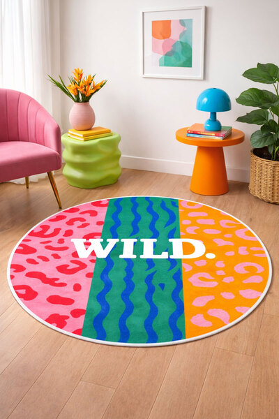 Digital Anti-Slip Washable Colorful Wild Decorative Rug Living Room Rug Kitchen Rug Bathroom Rug