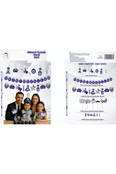 MFM Σετ για πάρτι - Ναυτικό μπλε