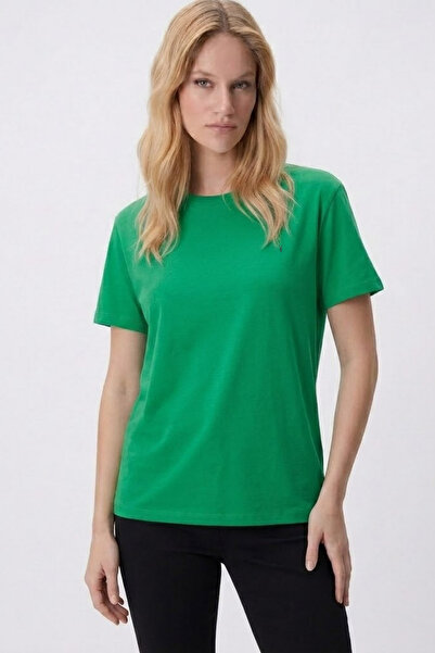 MATERIAL T-Shirt - Πράσινο - Χαλαρό