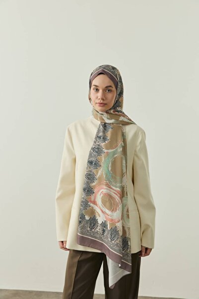 Modakaşmir Antique Desen Medine İpeği Şal