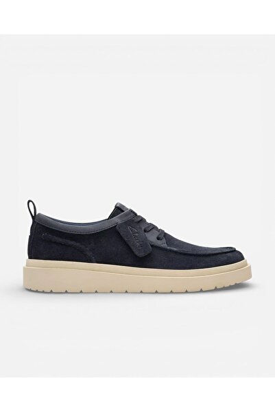 CLARKS Polden Moc Navy Suede Erkek Laci Günlük Ayakkabı 26180866