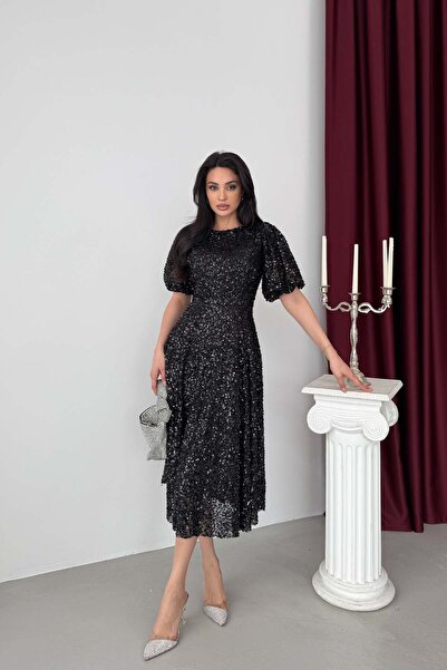 Serica Moda Βραδινό φόρεμα & φόρεμα χορού - Μαύρο - φούστα φούσκα