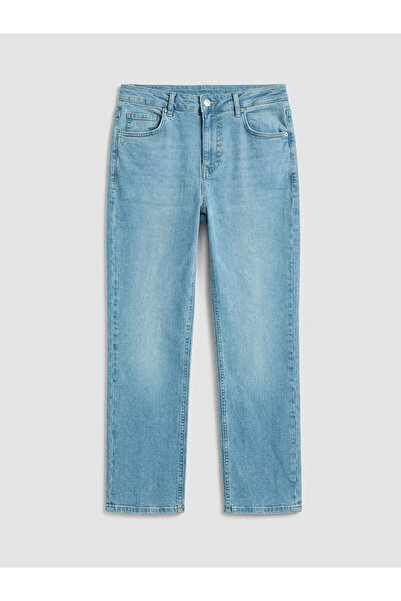 LC Waikiki Γυναικείο τζιν παντελόνι ίσιας γραμμής (S6)