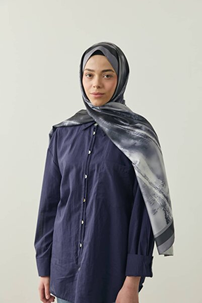 Modakaşmir Ravena Desen Twill Şal