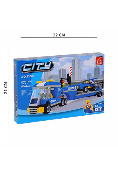 KESKİN SOUND City Set 248 Piece Block Set