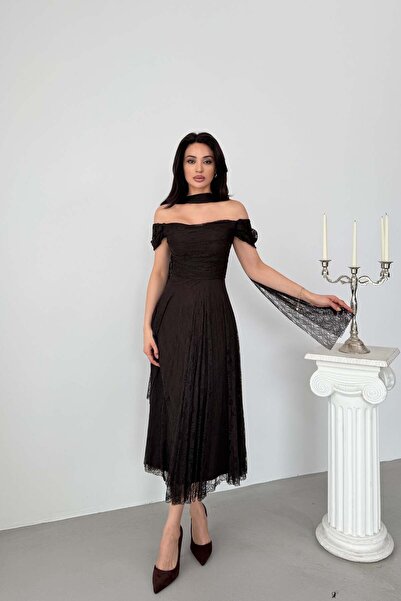 Serica Moda Βραδινό φόρεμα & φόρεμα χορού - Μαύρο - Ασύμμετρη