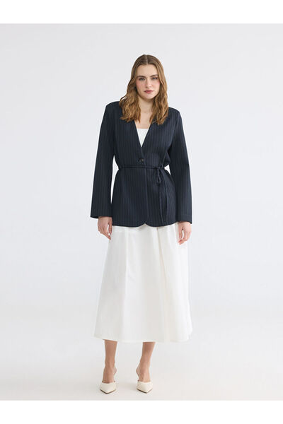 LC Waikiki Striped Women's Blazer Jacket