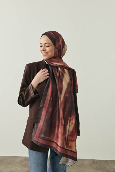 Modakaşmir Ravena Desen Twill Şal