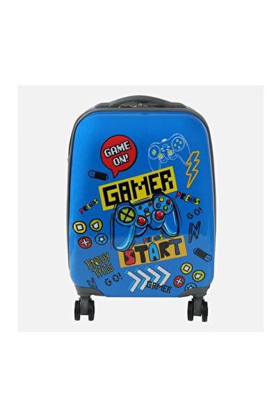 OEM Valiza Troler Albastru Gamer pentru Copii 22L