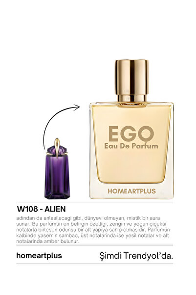 homeartplus W108 - ( ALIEN ) 50 ML Çiçeksi Kadın Parfüm