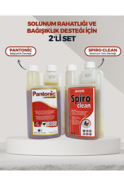 Kronnvet Pantonic + Spiro Clean Set | Bağışıklık ve Solunum Destekleyici Kuş ...
