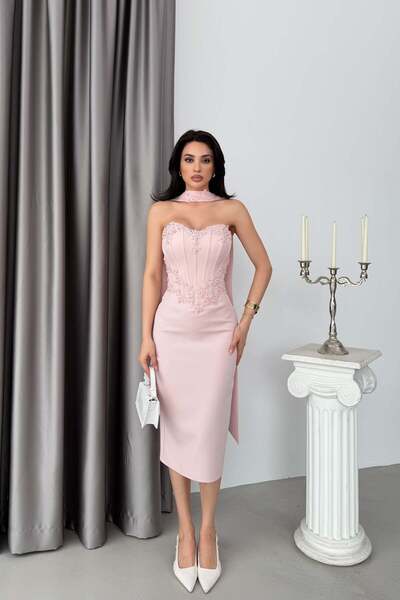 Serica Moda Βραδινό φόρεμα & φόρεμα χορού - Ροζ - Pencil φούστα