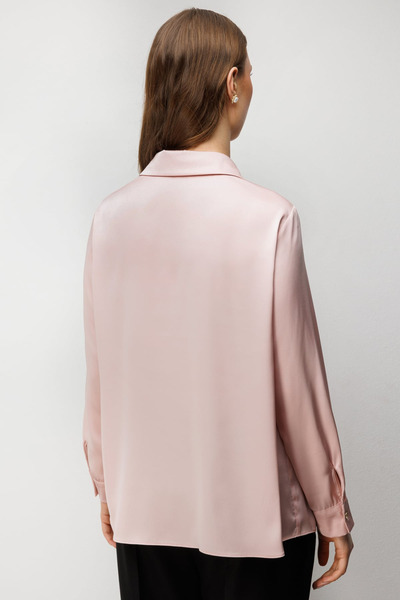 Ekol Πουκάμισο plus size - Ροζ - Χαλαρό