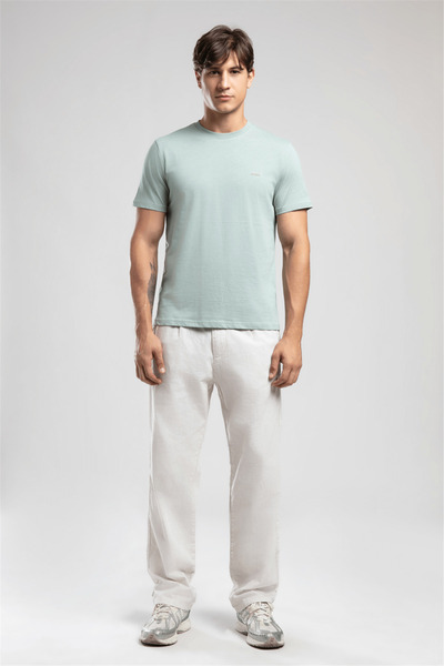 Lee Cooper Ανδρικό μπλουζάκι Logos με κανονική εφαρμογή, 100% βαμβακερό, με σ...