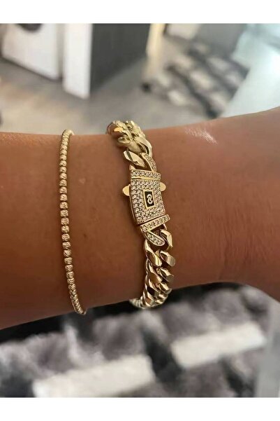 OEM Βραχιόλι από ατσάλι - Χρυσαφί