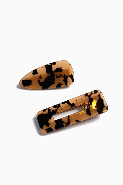 New Obsessions مشبك مشبك من الأسيتات على شكل ظهر السلحفاة