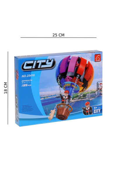 KESKİN SOUND City Set 195 Piece Block Set