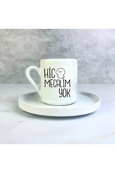 Çılgıntrend No Mecalim Design Motto Turkish Coffee Cup