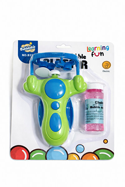 Prlk toys Elektrikli Baloncuk Makinesi – Işıklı Otomatik Bubble Gun