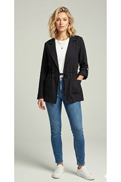 MONAMORE Μπουφάν - Μαύρο - Χαλαρή εφαρμογή