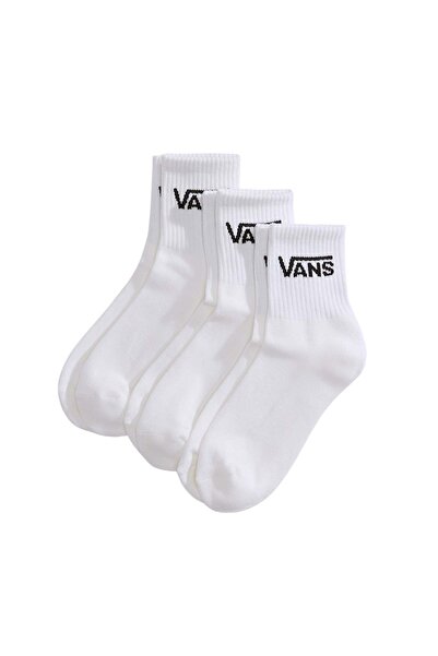 Vans ΚΛΑΣΙΚΕΣ ΚΑΛΤΣΕΣ ΜΕΣΑΙΟΥ ΜΗΚΟΥΣ 3 ΤΕΜΑΧΙΩΝ ΛΕΥΚΕΣ