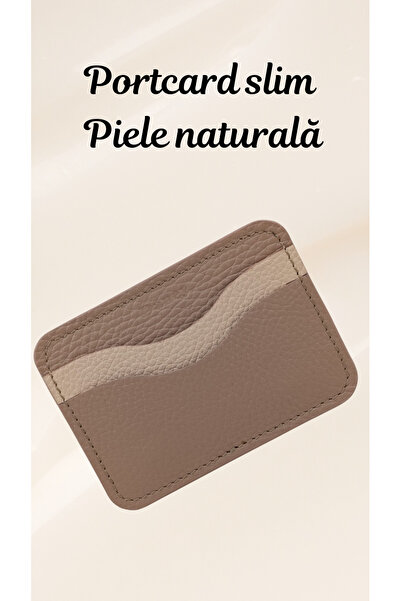 OEM Λεπτή θήκη καρτών από γνήσιο δέρμα, συμπαγής θήκη καρτών, γρήγορη πρόσβασ...