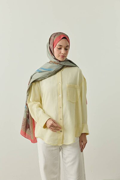 Modakaşmir Bohemian Desen Medine İpeği Şal
