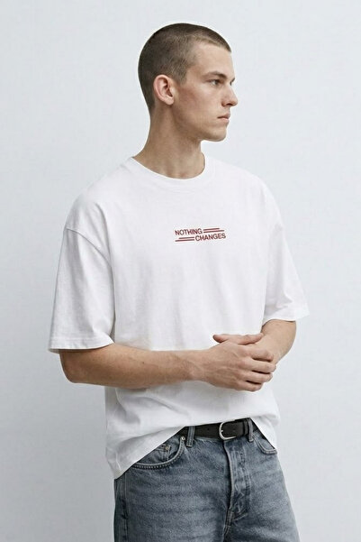 MATERIAL T-Shirt - Λευκό - Oversize