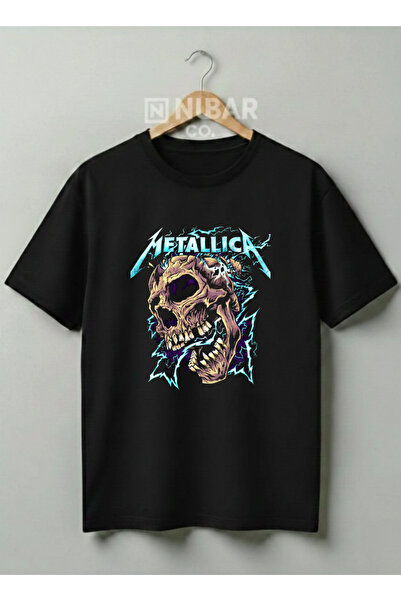 Grafftee Clothing Tricou unisex din bumbac, cu design Metallica, de calitate ...