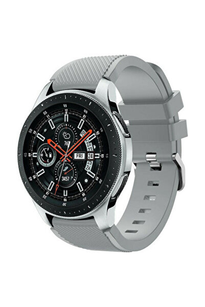 OEM Smoothband Λουράκι Σιλικόνης Γκρι (Galaxy Watch (46mm) / Gear S3)