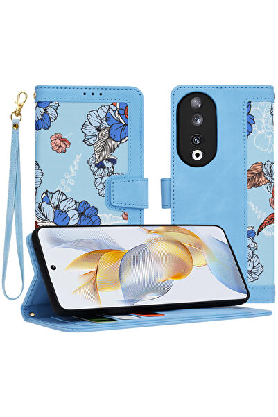 Techsuit Husa pentru Honor 90, FlipCraft, protectie antisoc, bleu
