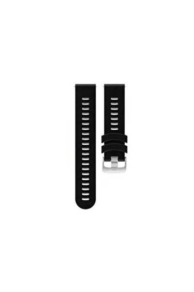 OEM Λουράκι Κάρμπον Σιλικόνης Μαύρο (Garmin Vivoactive 3/Galaxy Watch 3 41mm/...