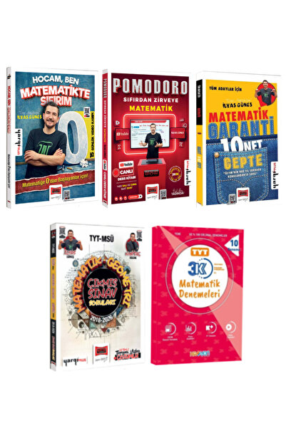 Yargı Yayınları İlyas Güneş-Hocam Ben Matematikte Sıfırım+POMODORA+Matematik ...