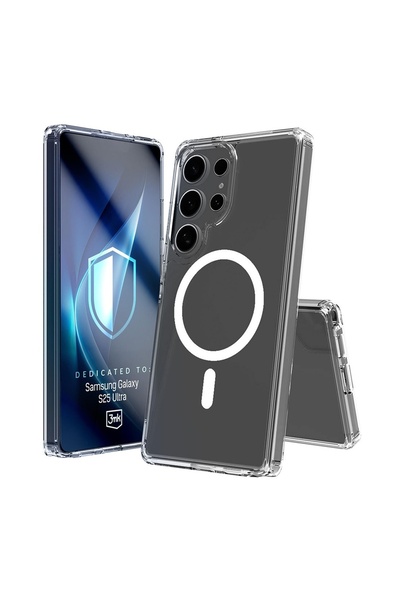 3MK Θήκη TPU και Σετ Γυάλινης Μεμβράνης για Samsung Galaxy S25 Ultra, Υπέρ-Πρ...