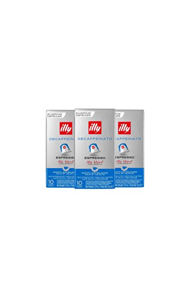 illy 3'lü Kafeinsiz Alüminyum Kapsül