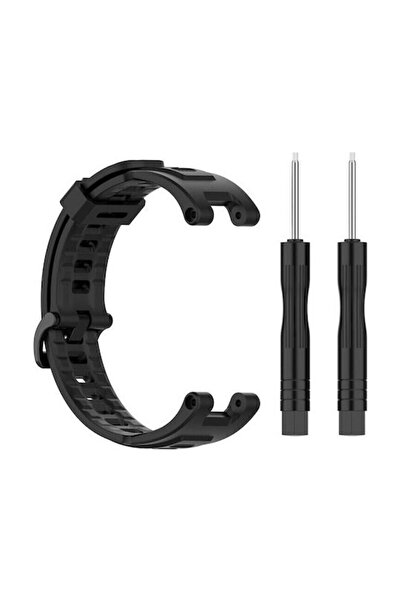 OEM Λουράκι σιλικόνης για το Amazfit T-Rex/Amazfit T-Rex Pro - Μαύρο