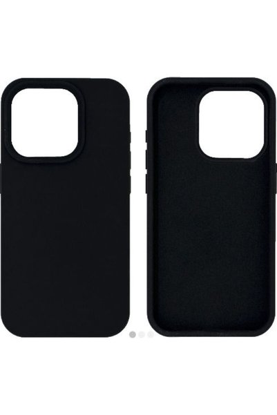 OEM Θήκη σιλικόνης iPhone 15 Pro μαύρη