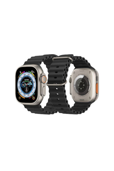 OEM Apple Watch Ultra Λουράκι Ocean Loop (μαύρο) ταιριάζει σε όλες τις σειρές...