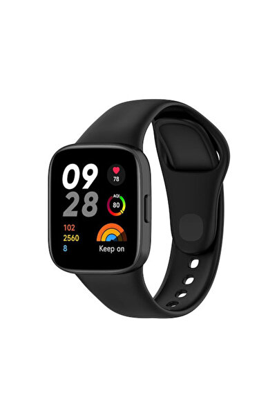 OEM Λουράκι Σιλικόνης με Πείρο Μαύρο (Redmi Watch 3 (OEM)