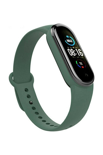 OEM Λουράκι Σιλικόνης με Pin Πράσινο (Mi Smart Band 5/Mi Smart Band 6) 5/MI