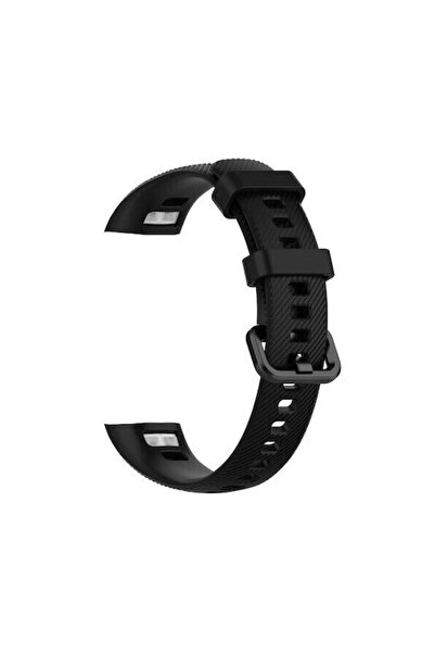 OEM Λουράκι Σιλικόνης Μαύρο (Huawei Band 4Honor Band 4/5) 40309